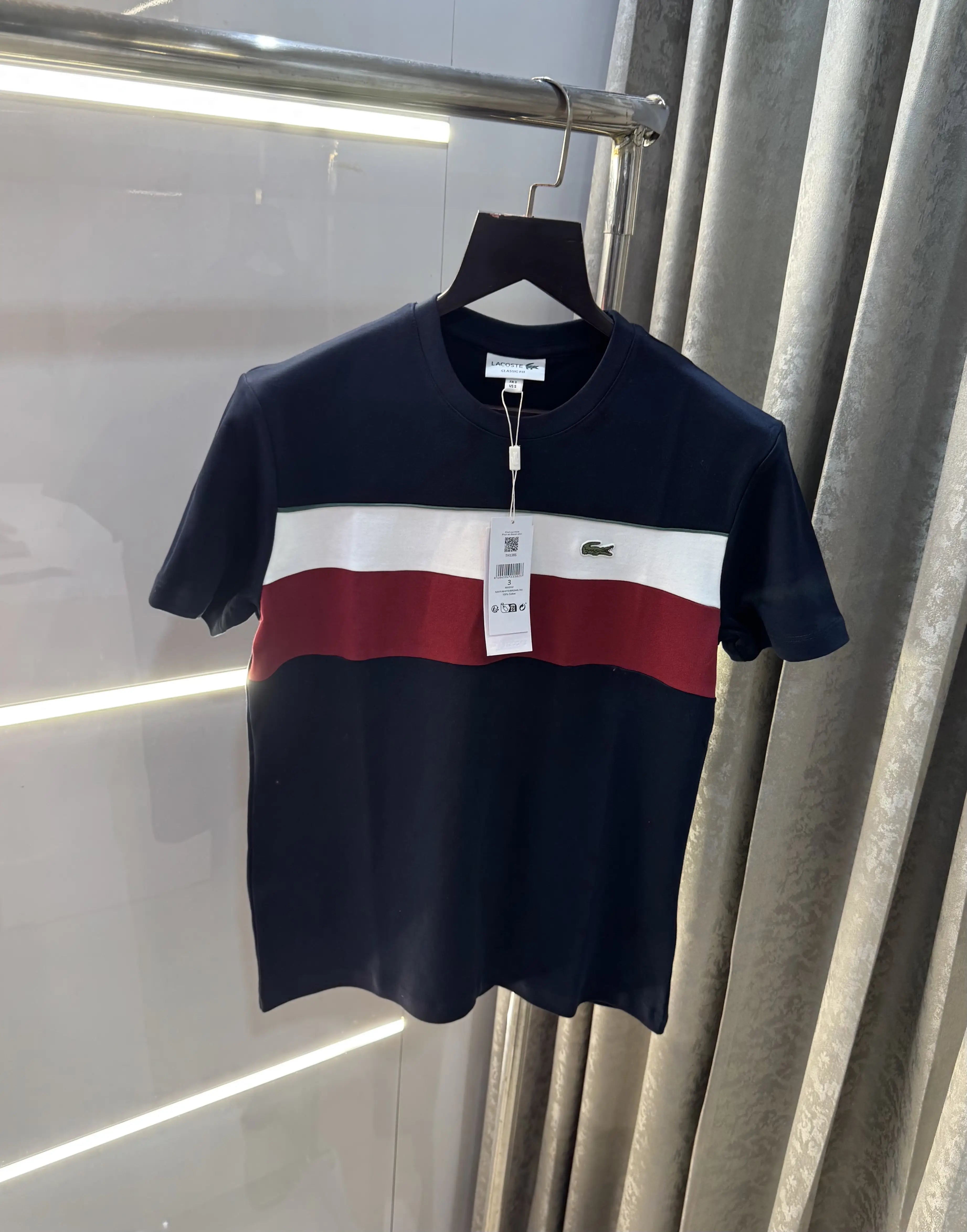 Lacost e Navy Blue Premium Classic T-Shirt Main image