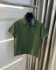 Ralph  Lauren Green Embroidery Logo Premium Polo T-Shirt