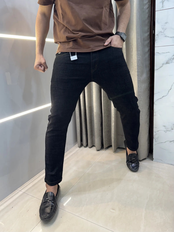 Balmai n Paris Carbon Black Imported Hyperfle_X Denim