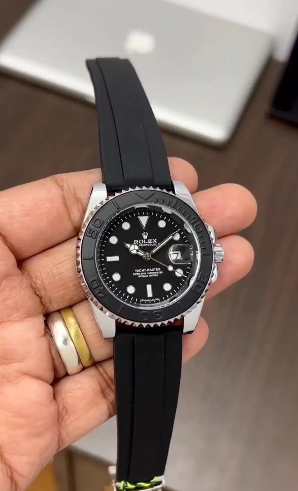 Rol3x. Yatch Master Silver