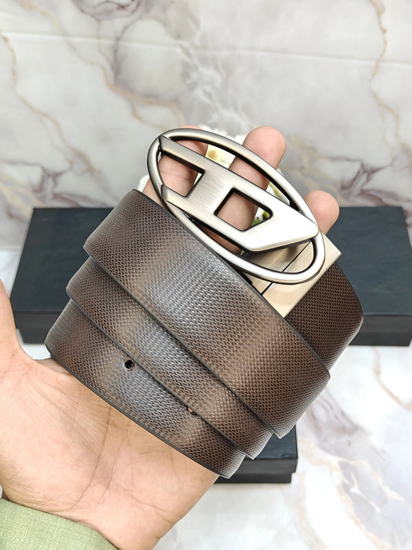 DIESEL PREMIUM QUALITY REVERSEABLE BELT WITH OG BOX D-101