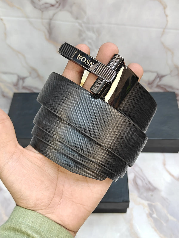 BOSS PREMIUM QUALITY REVERSEABLE BELT WITH OG BO-x B-101