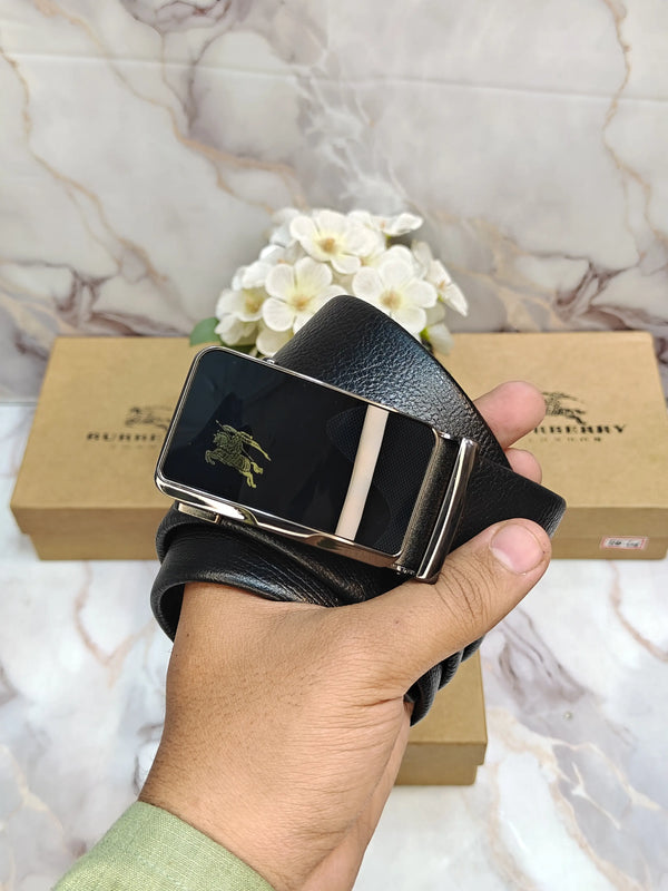 BB BURBERRY PREMIUM QUALITY AUTOLOCK BELT WITH OG BOX BB-608