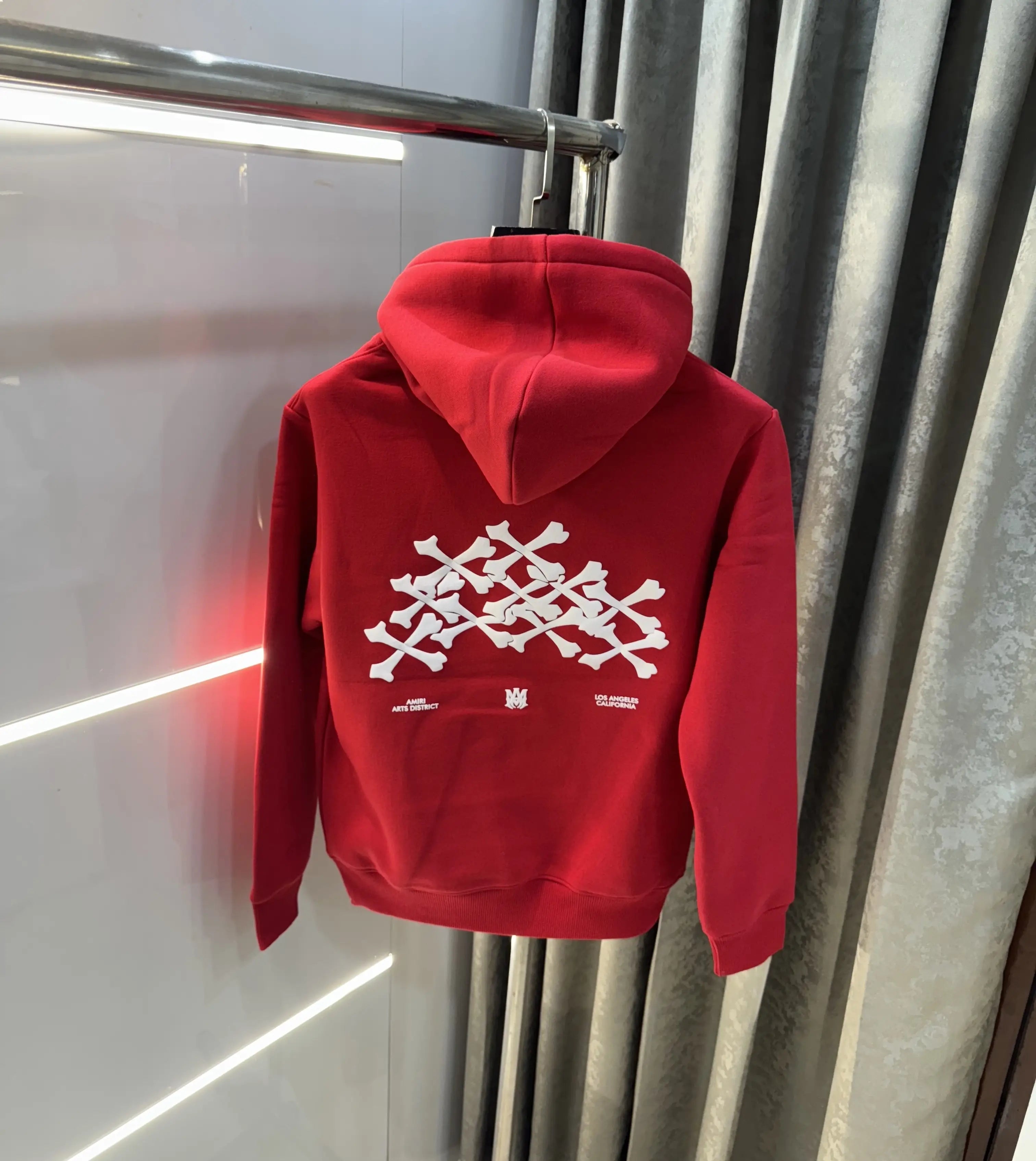 Amir i Red Logo Work Imported Hoodie