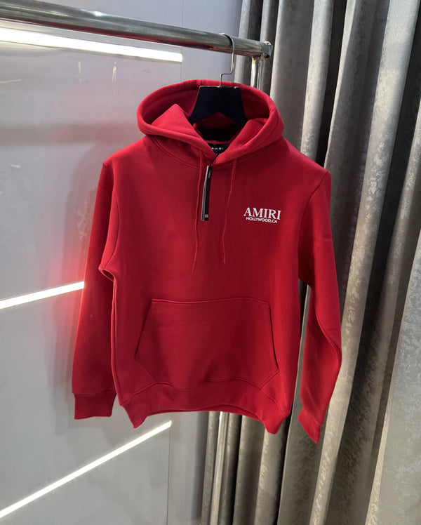 Amir i Red Logo Work Imported Hoodie