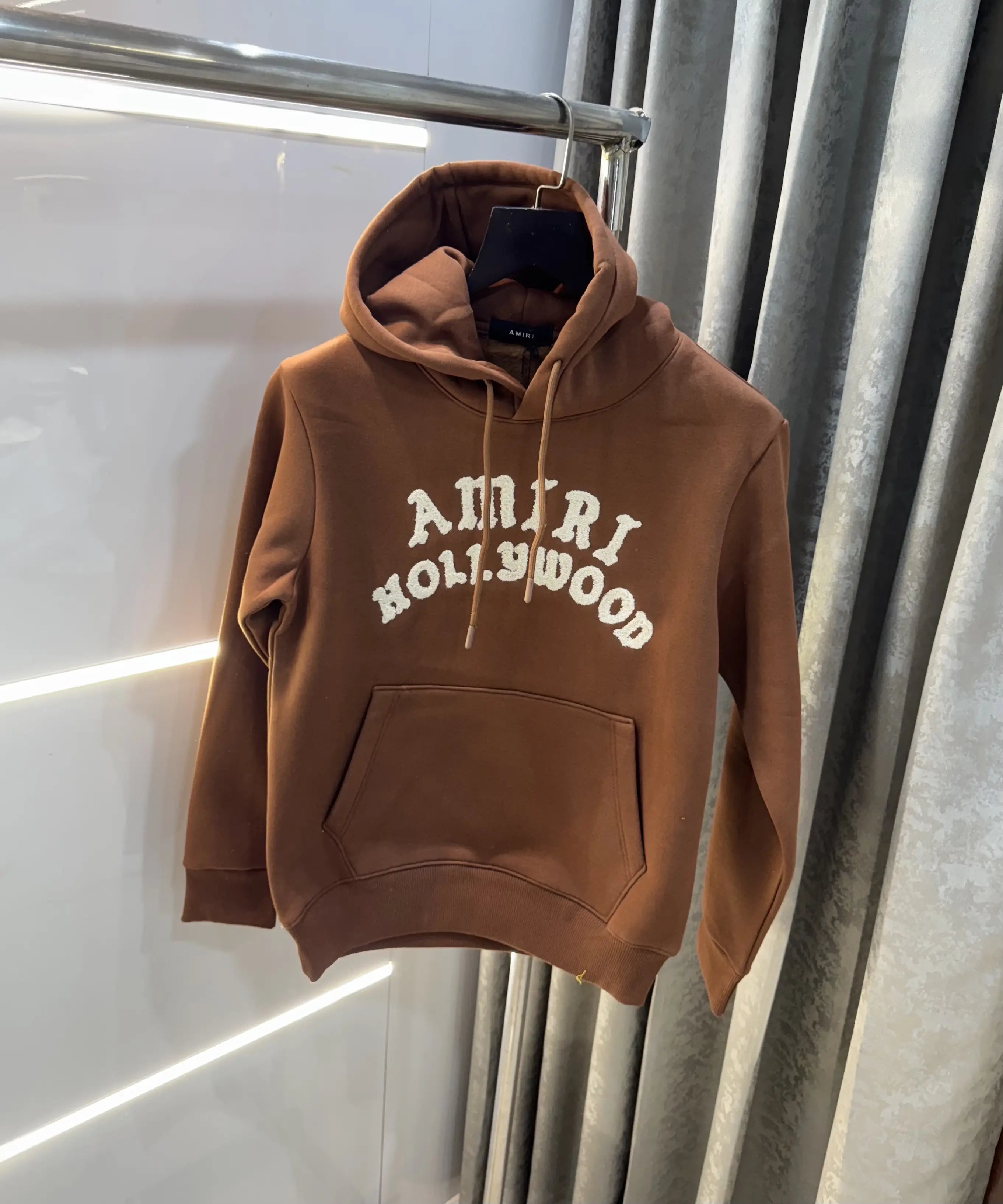 Amir i Brown Logo Work Imported Hoodie Secondary image