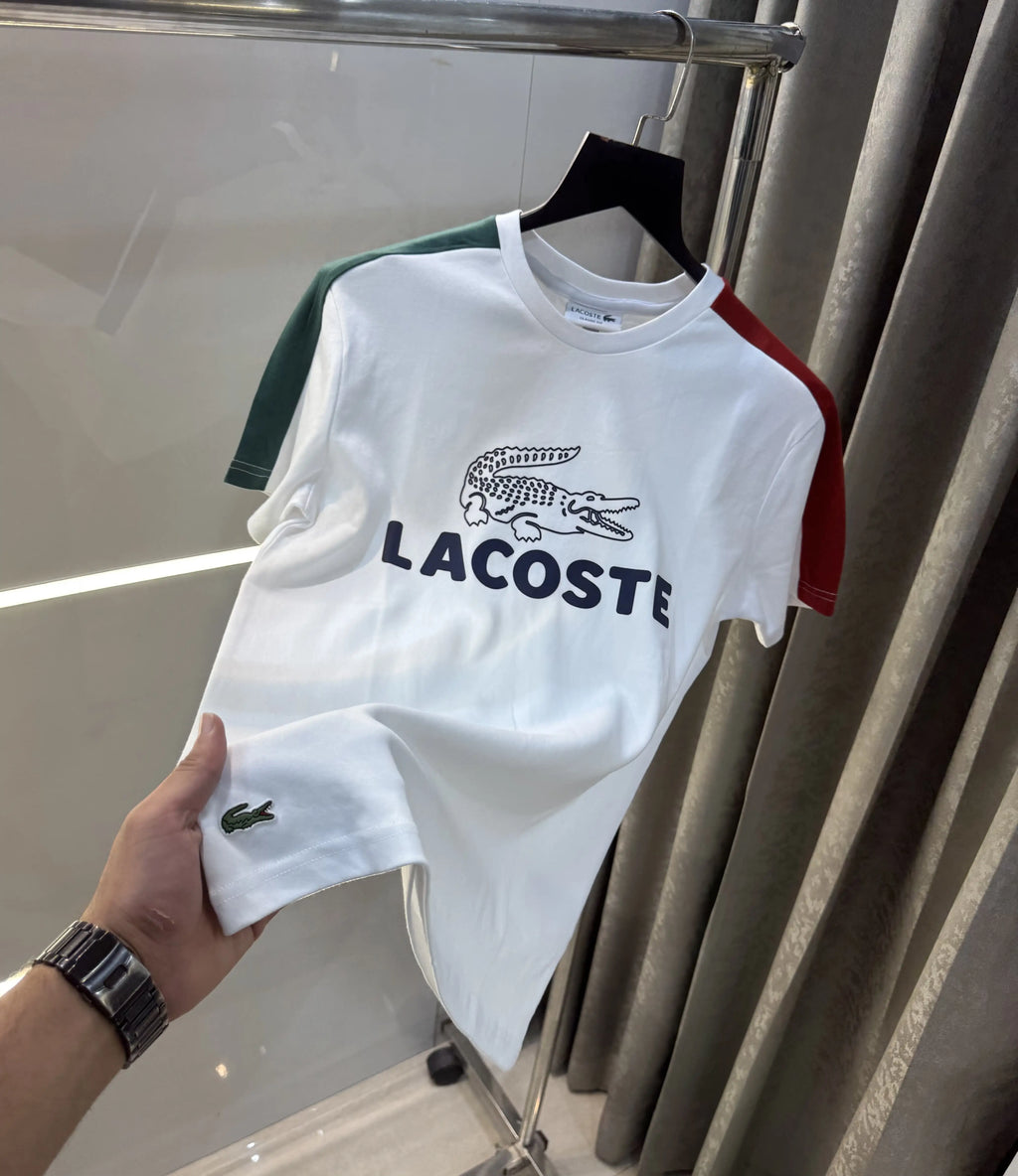 Lacost e White Logo Work Premium Classic T-Shirt