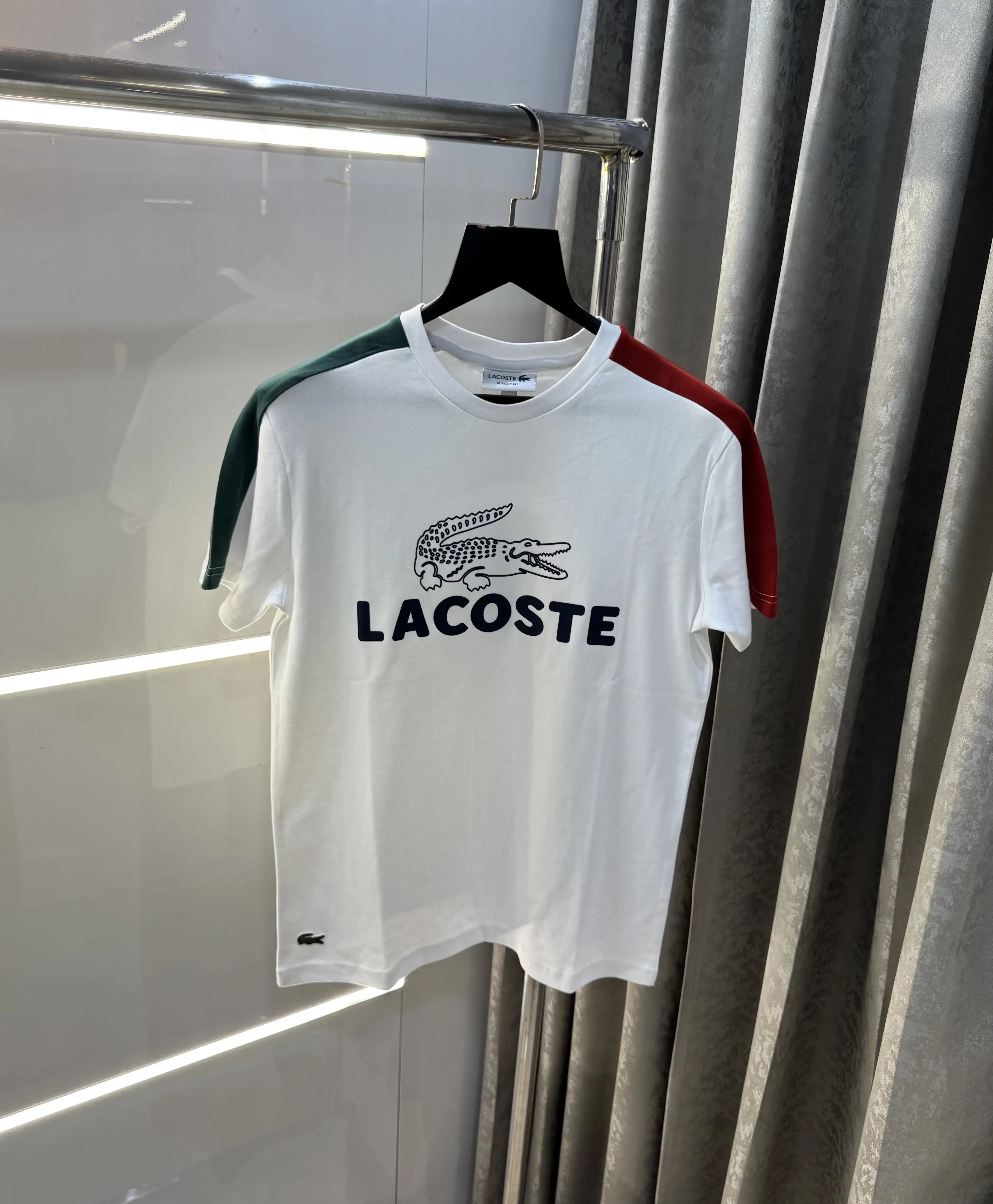 Lacost e White Logo Work Premium Classic T-Shirt