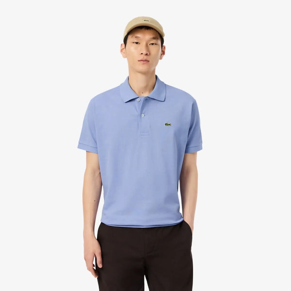Lacost e Sky Blue Embroidery Logo Premium Polo T-Shirt