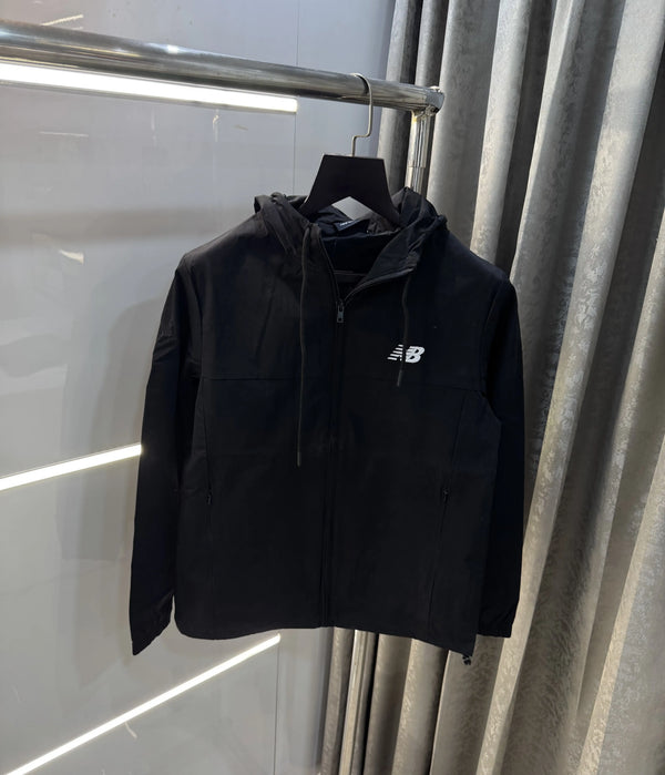 new Balance All Black Imported Premium Windbreaker Jacket