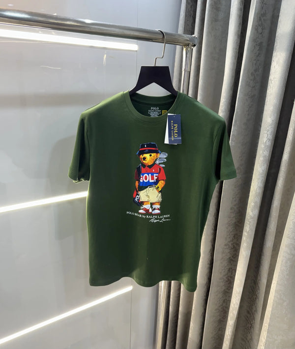 Ralp.h  Laure n Olive Teddy Logo Premium T-Shirt