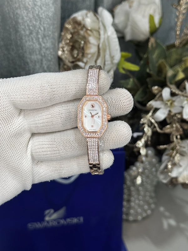 Swarovsk i Copper White Diamond Premium Watch