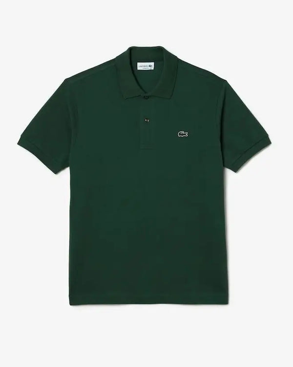 Lacost e Green Embroidery Logo Premium Polo T-Shirt