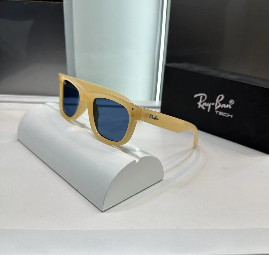 Ray Ban Cream Blue Premium Shades 0501