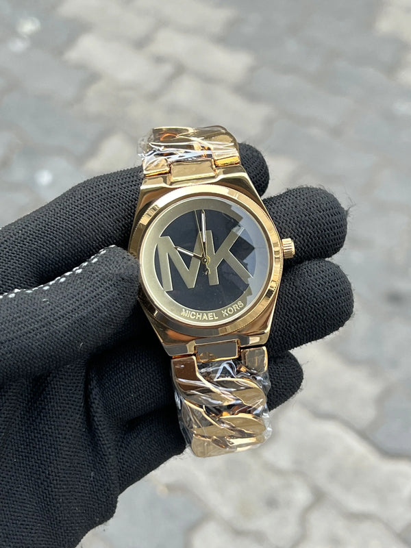 Micha_el Kors Ladies Gold Black