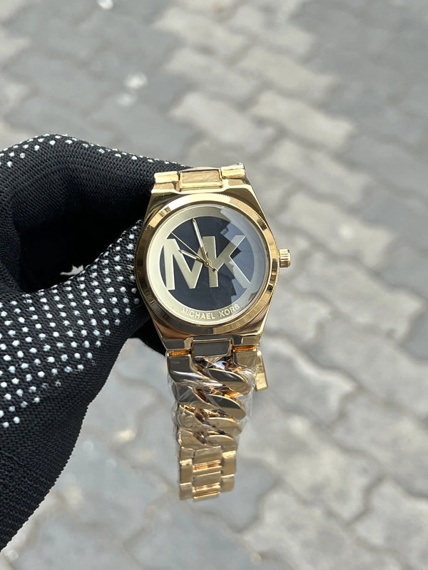 Micha_el Kors Ladies Gold Black