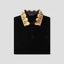 Ver_5ace Couture Black Logo Work Imported Polo T-Shirt