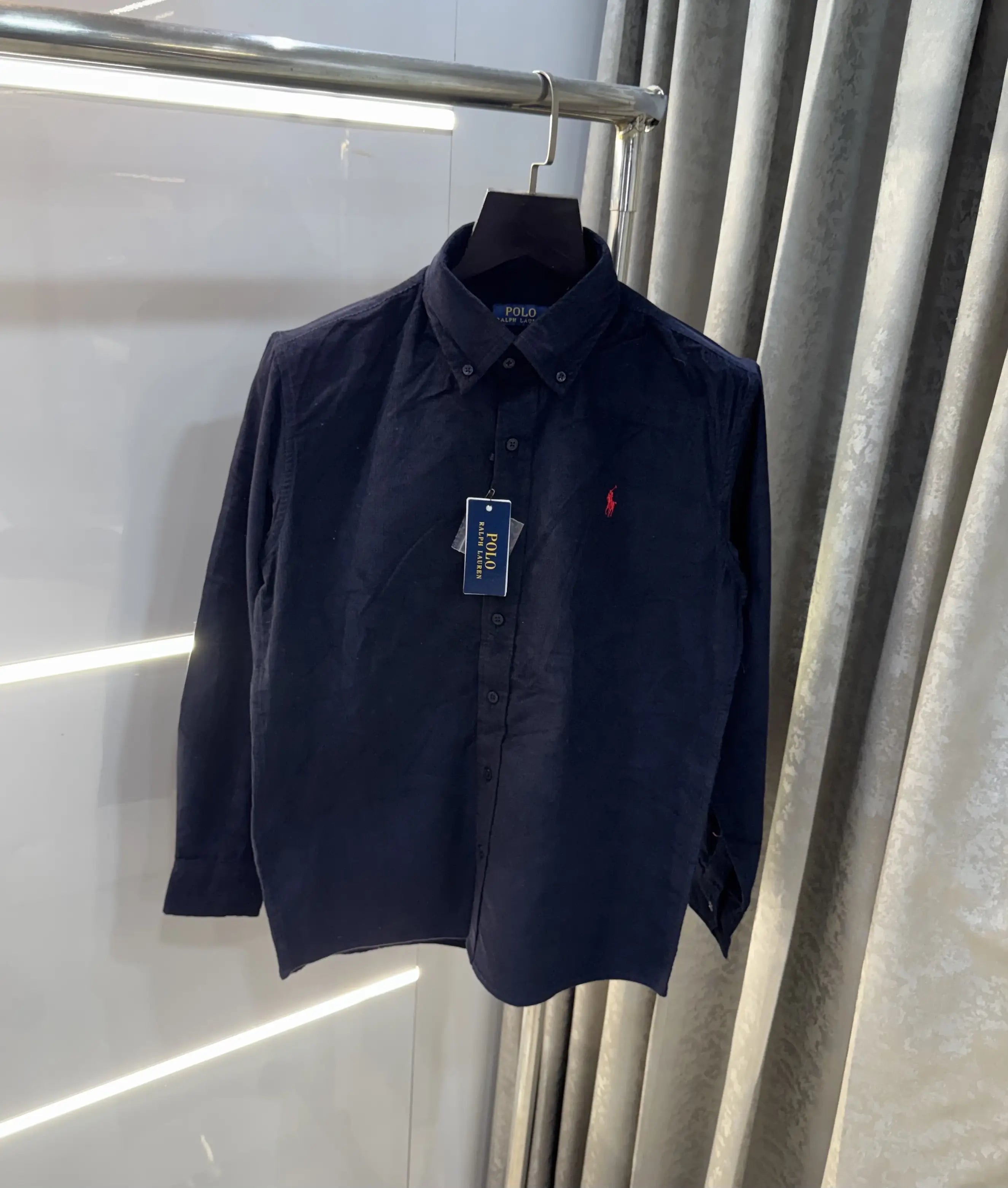 Ralph  Lauren Navy Blue Embroidry Logo Premium Shirt Secondary image