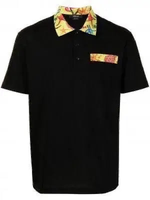 Versace Couture Black Collar look Imported Polo T-Shirt Main image