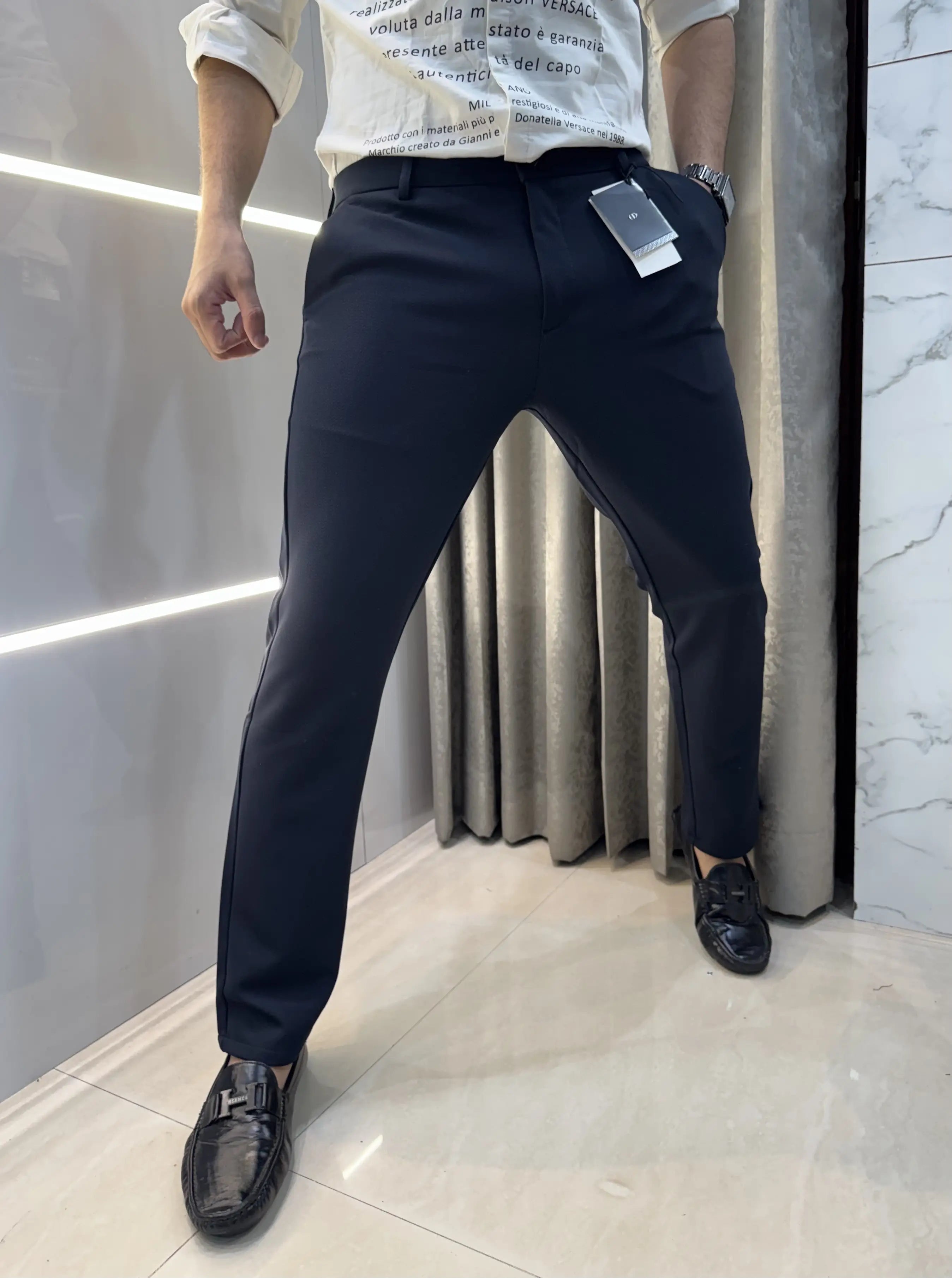 Christian Dio r Navy Blue Premium imported trouser