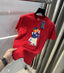Ralph  Lauren Red Teddy Logo Premium T-Shirt