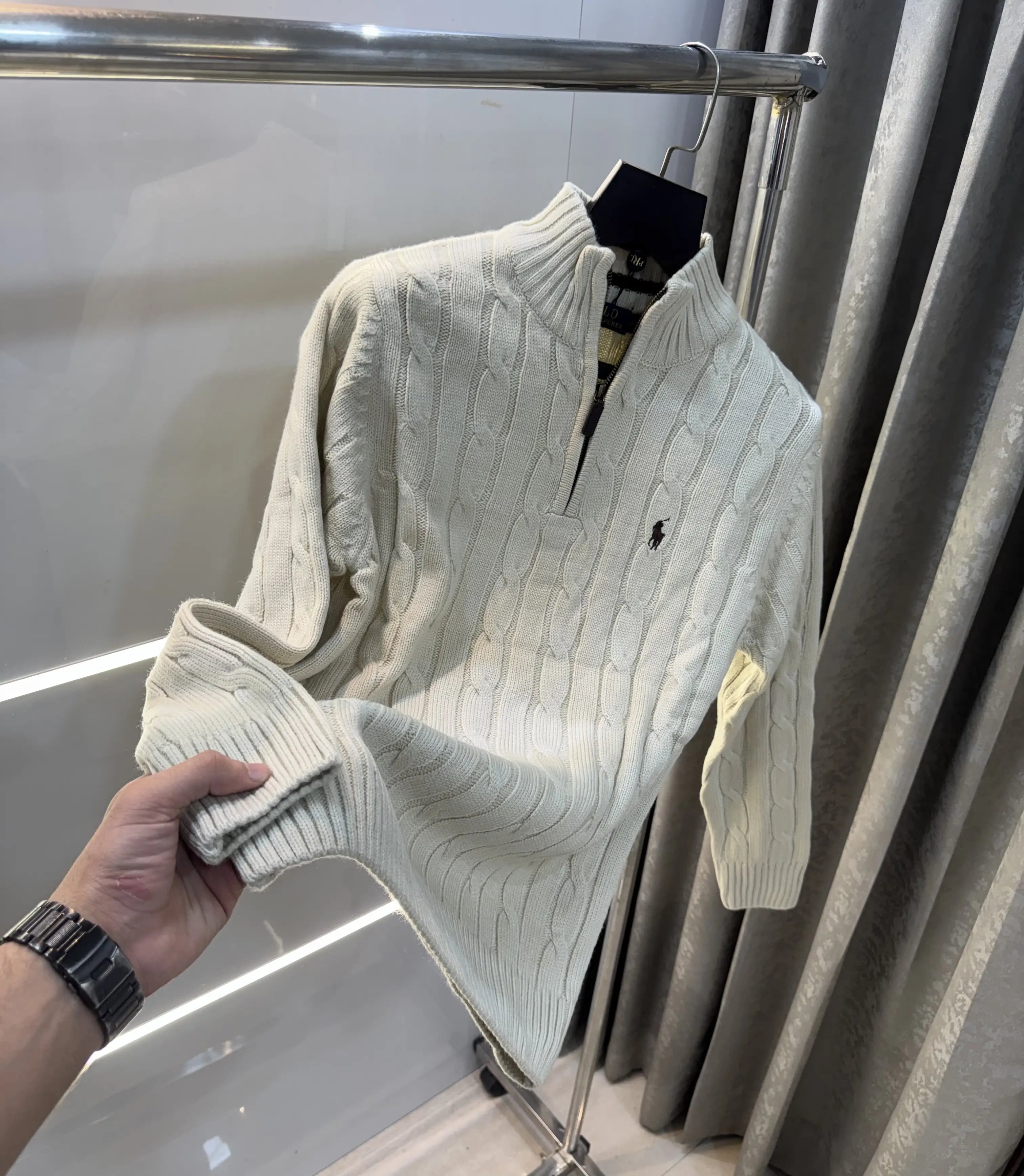 Ralph  Lauren Beige Knitted Imported Pull Over Secondary image
