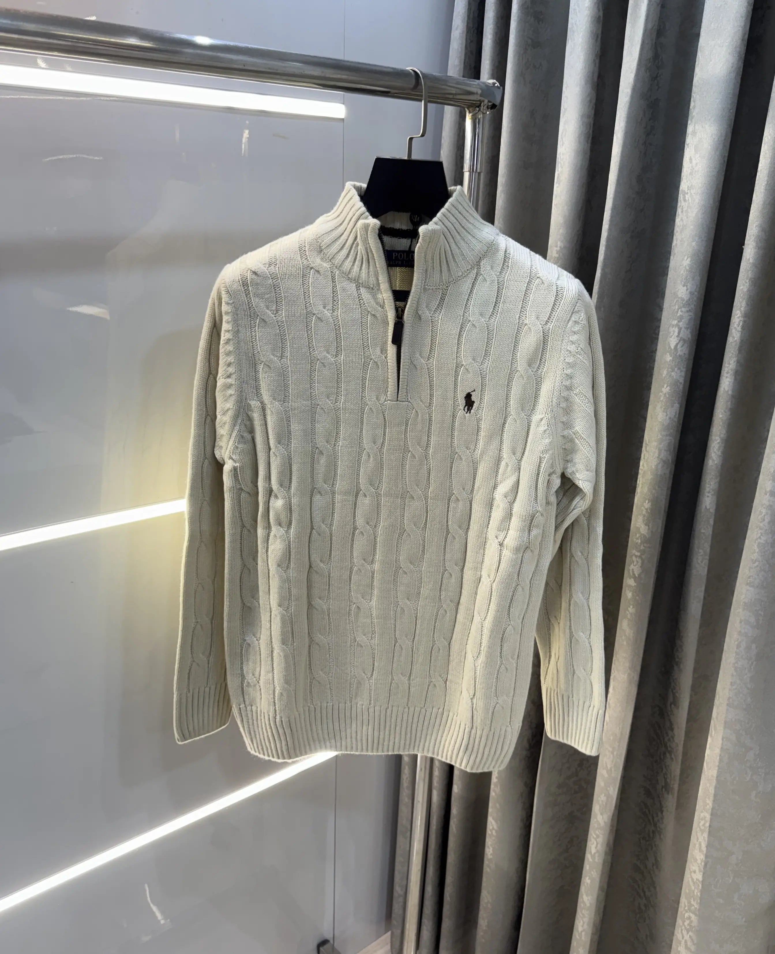 Ralph  Lauren Beige Knitted Imported Pull Over Main image
