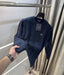 Fredperry Navy Blue Embroidery Logo Imported Pull Over