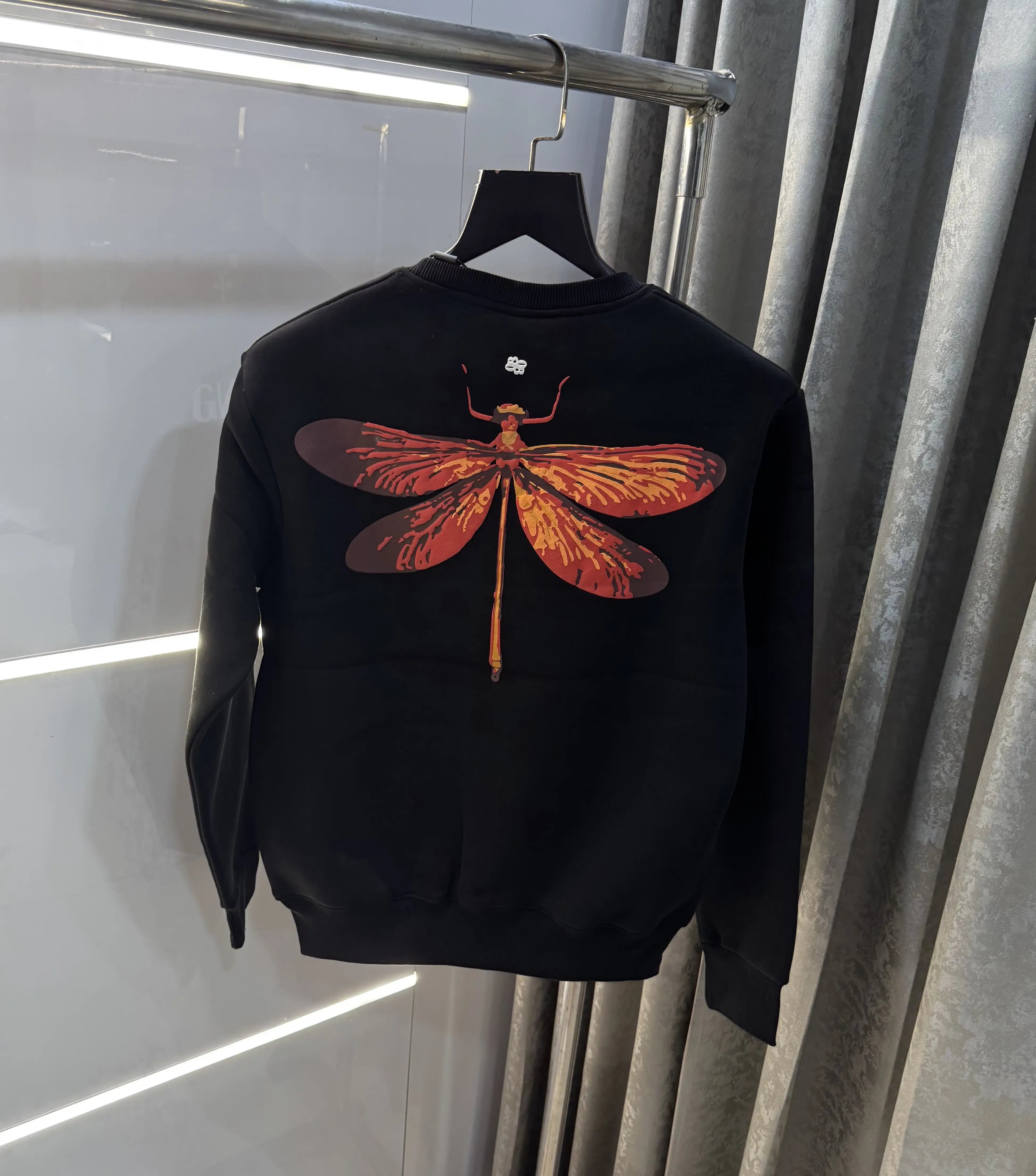 Bluorang Black Logo Back Print Premium Sweatshirt Main image