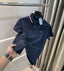 Ralph  Lauren Navy Blue Embroidery Logo Premium Polo T-Shirt