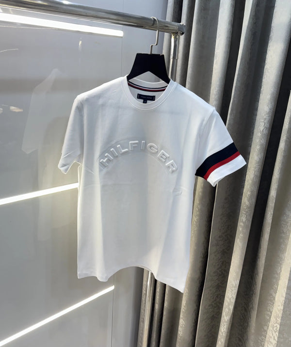 Tommy Hilfiger White Logo Work Premium T-Shirt