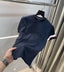 Tommy Hilfiger Navy Blue Logo Work Premium T-Shirt