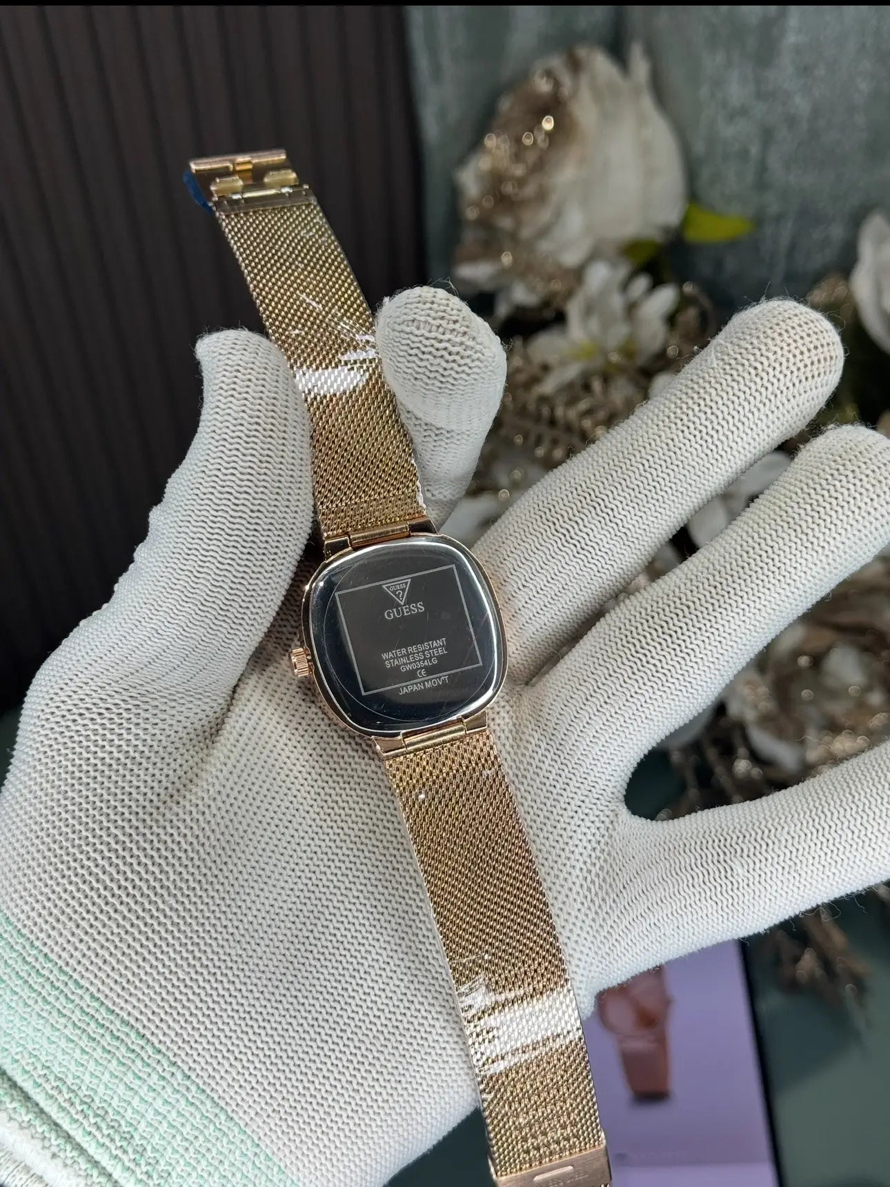 Gues s Rose Gold Analog Premium Ladies Watch