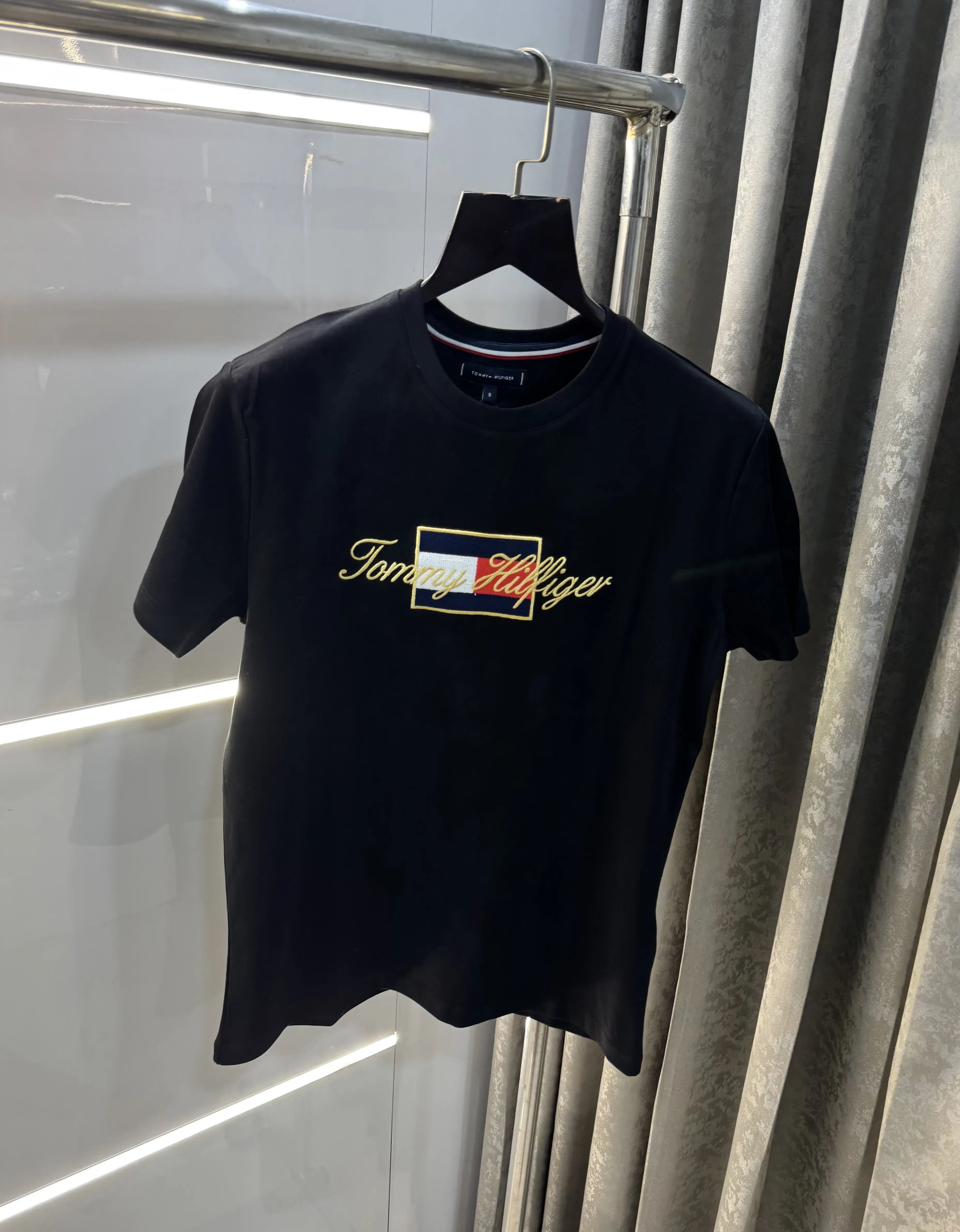 Tommy Hilfiger Black Logo Work Premium T-Shirt