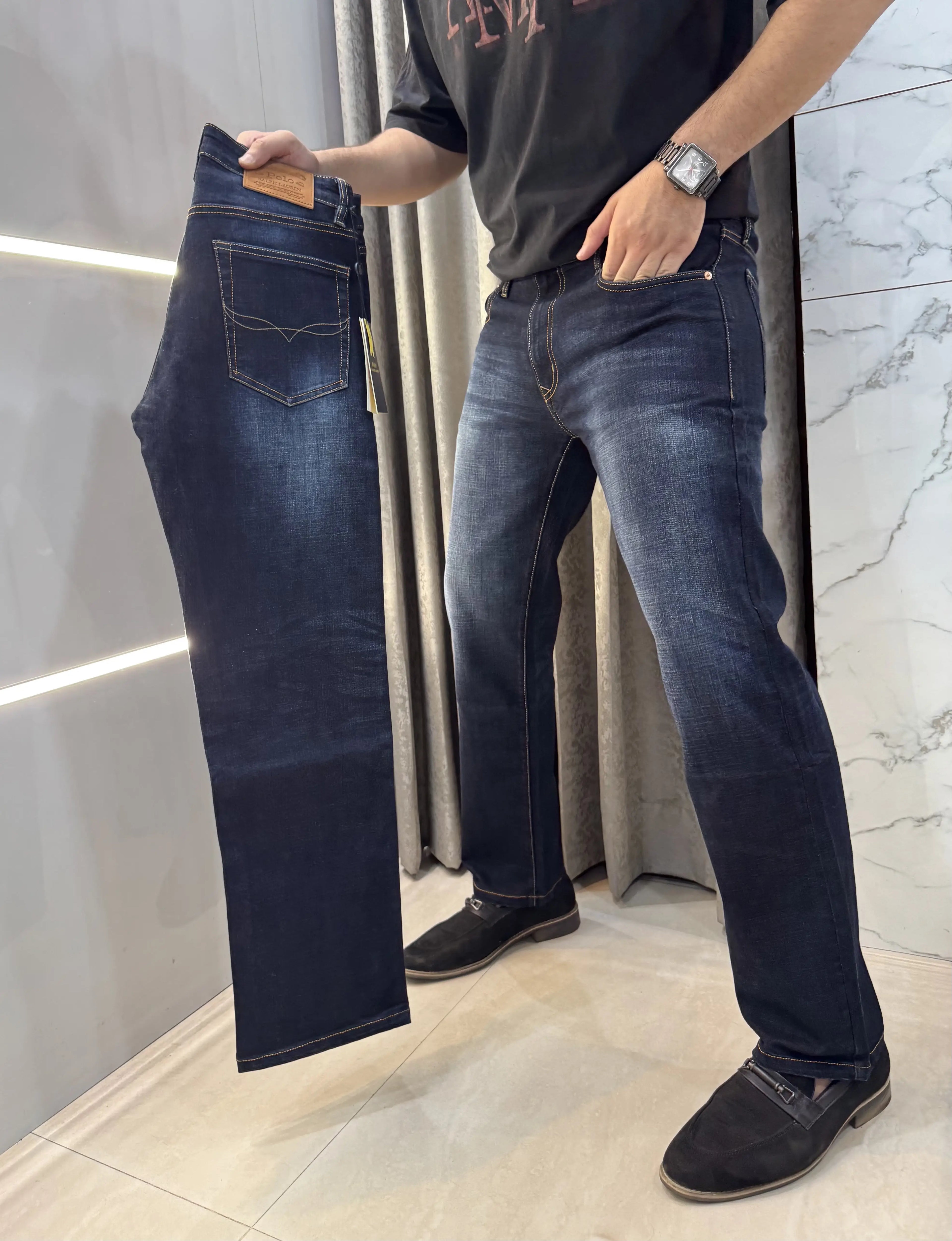 Ralph  Lauren Dark Blue Imported Denim
