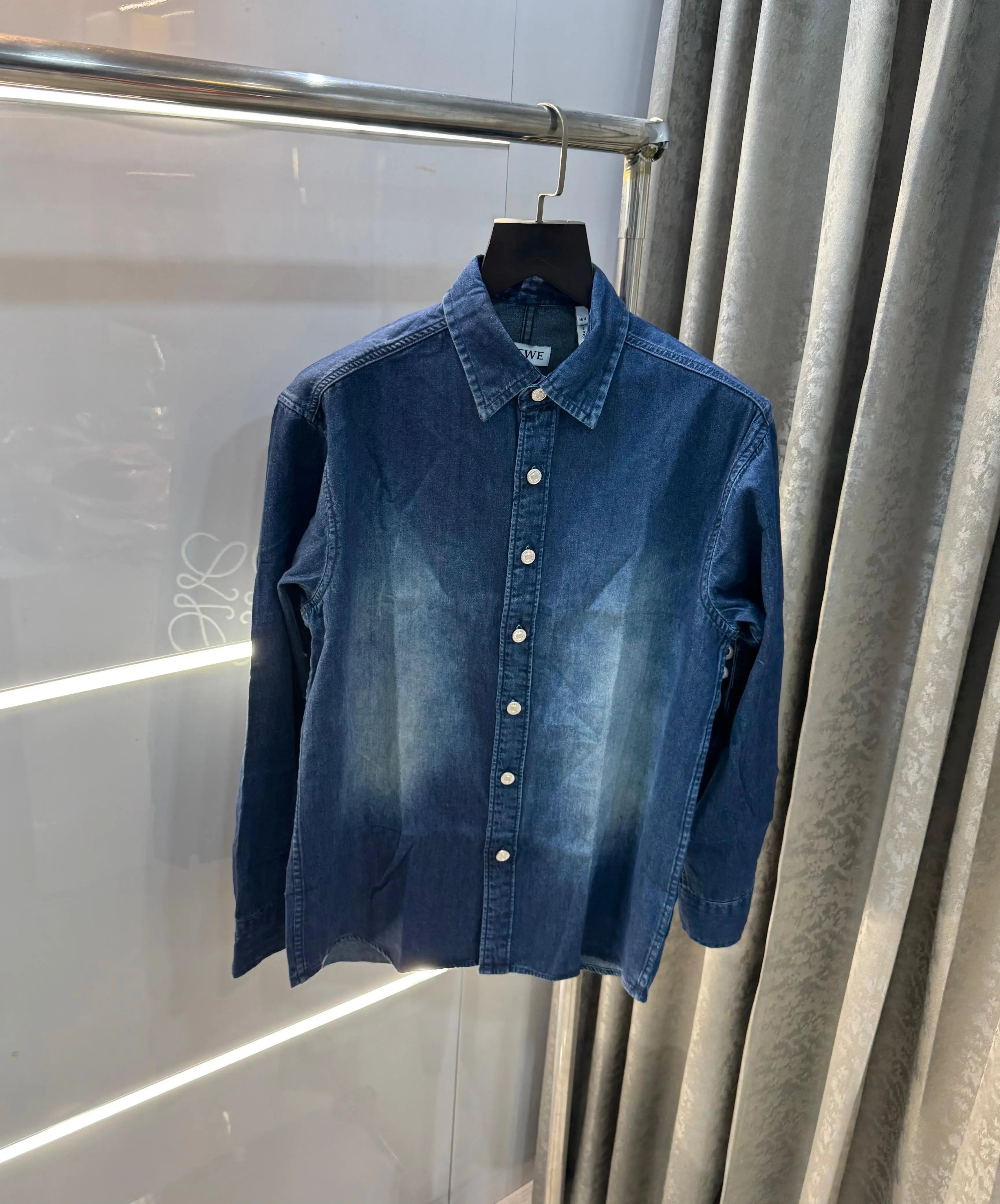 LoEwE dark blue  Designer Imported Denim Jacket Secondary image