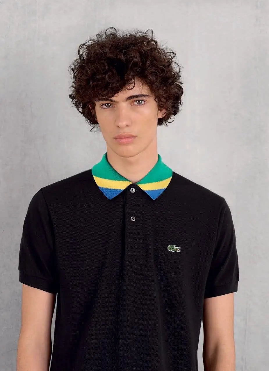 Lacost e Black Embroidery Logo Premium Polo T-Shirt Secondary image