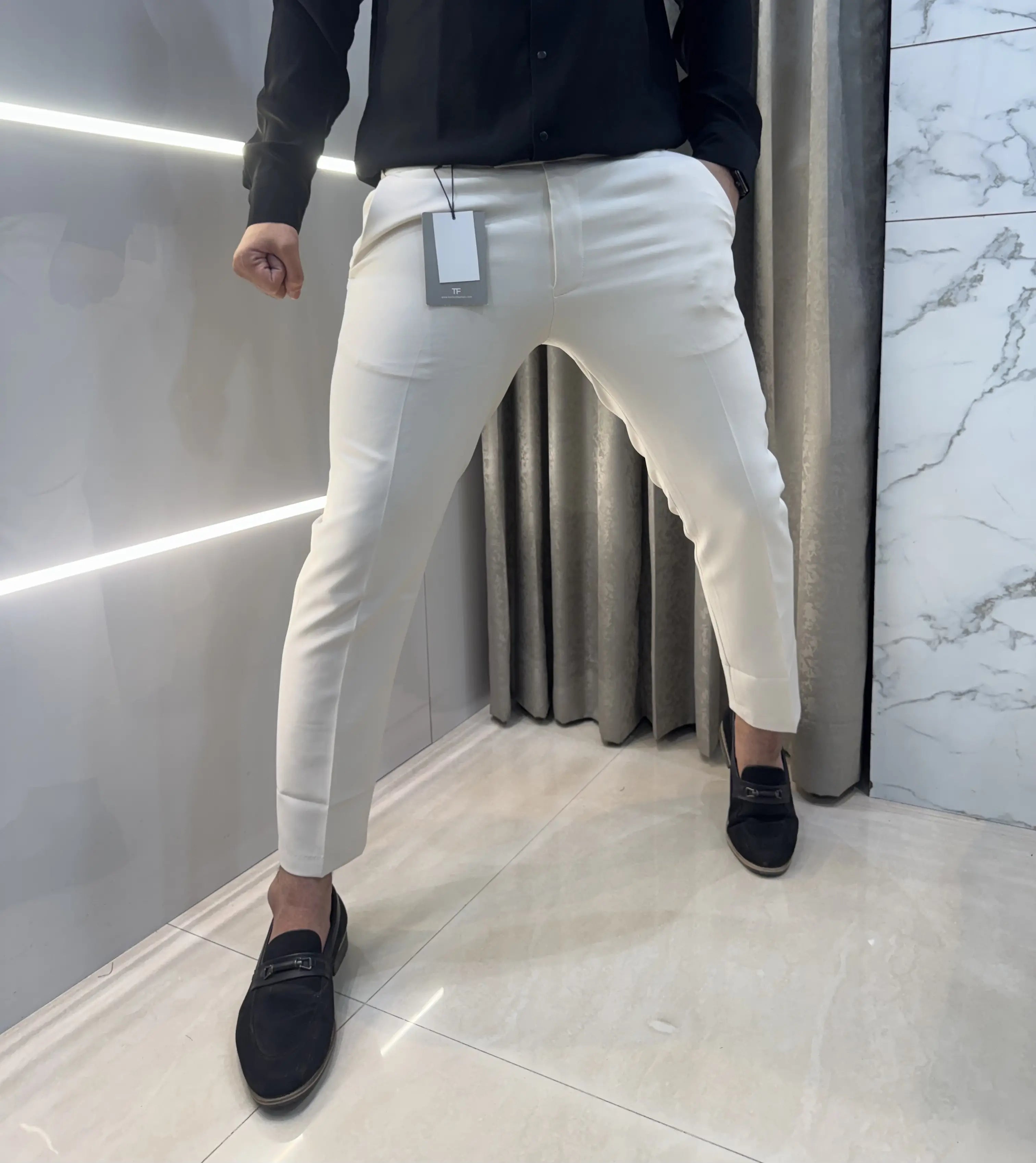 Tomford Cream Premium Imported Trouser