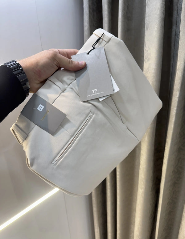 Tomford Cream Premium Imported Trouser