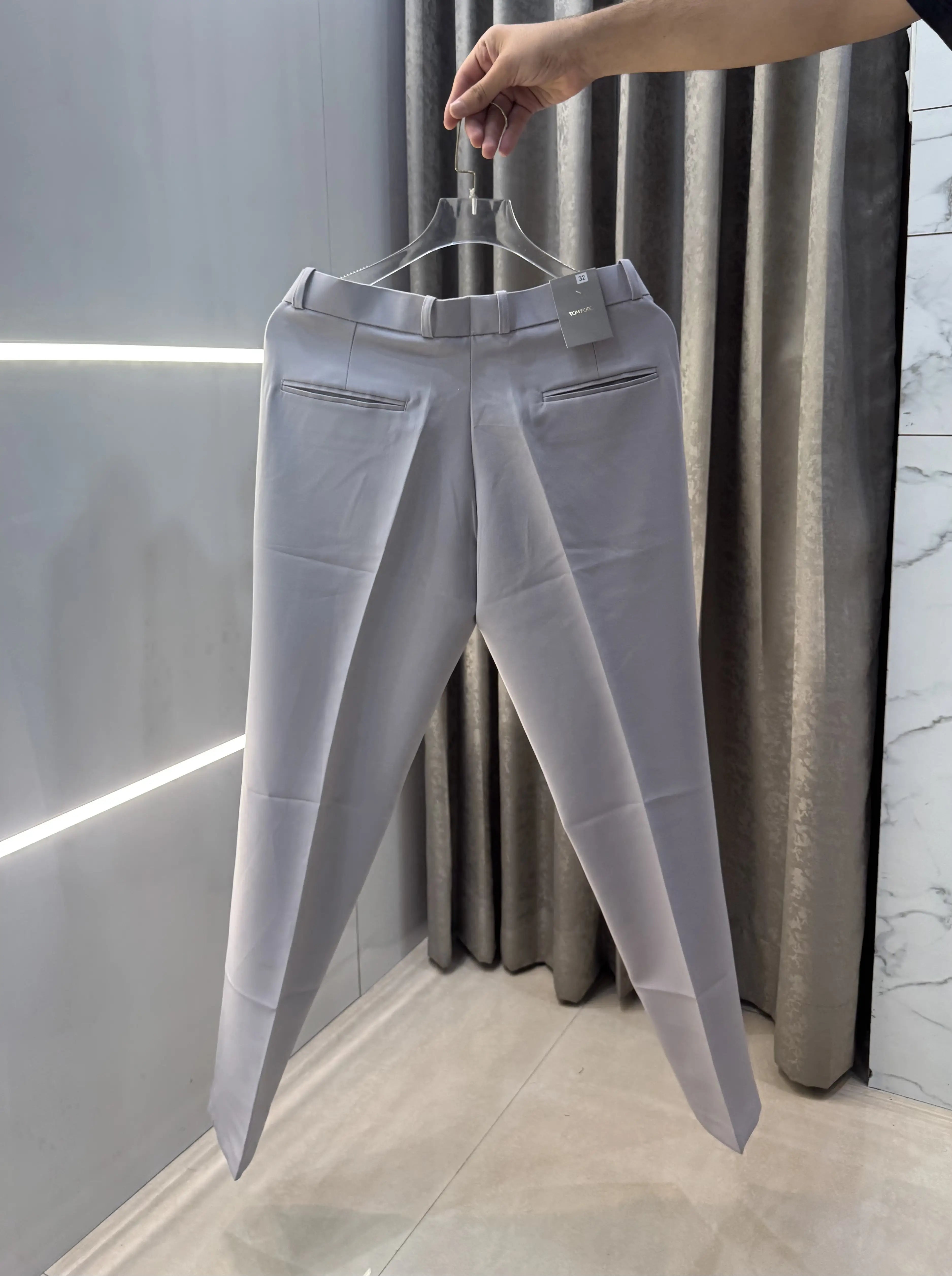 Tomford Light Grey Premium Imported Trouser