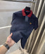 Fredperry Navy Blue Embroidery Logo Premium Polo T-Shirt