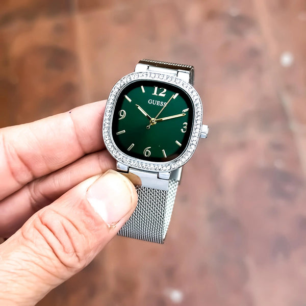 GUESS LADIES_SILVER_GREEN