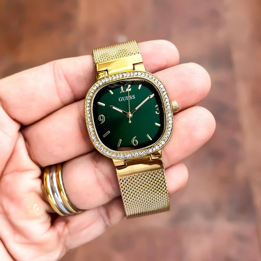 GUESS_LADIES_GOLD_GREEN