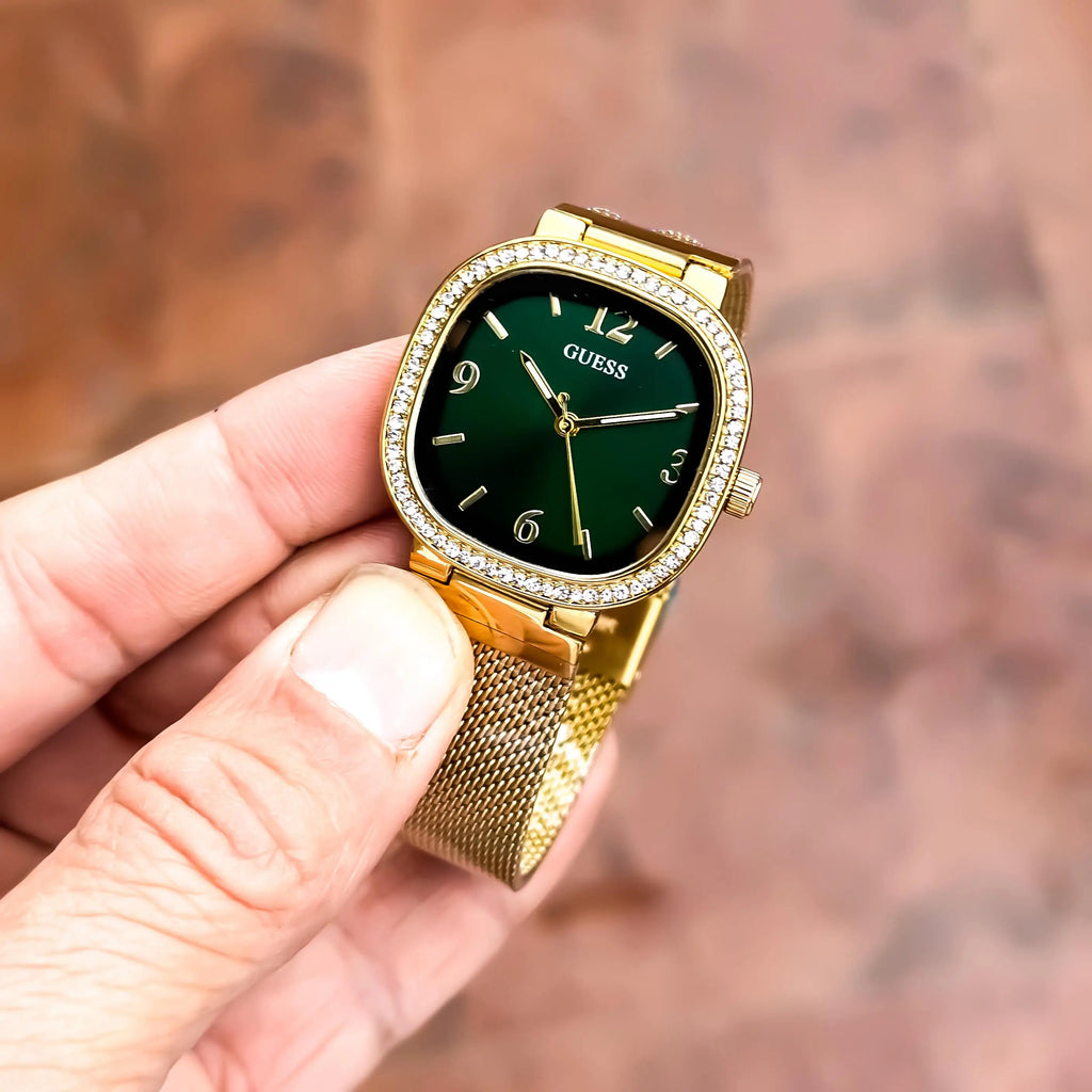 GUESS_LADIES_GOLD_GREEN