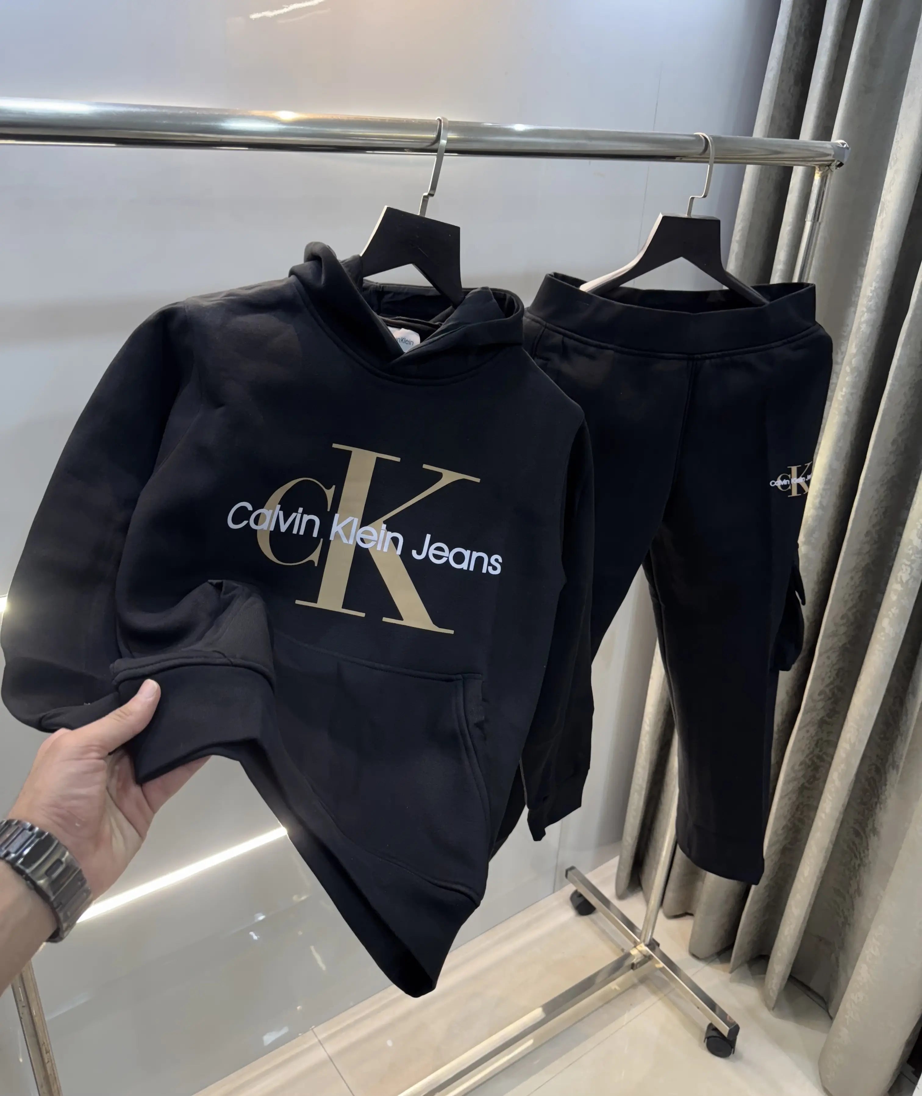 Calvin  Klein Black Premium Classic Tracksuit Secondary image