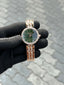 Michael Kors Diamond Rose Gold Green