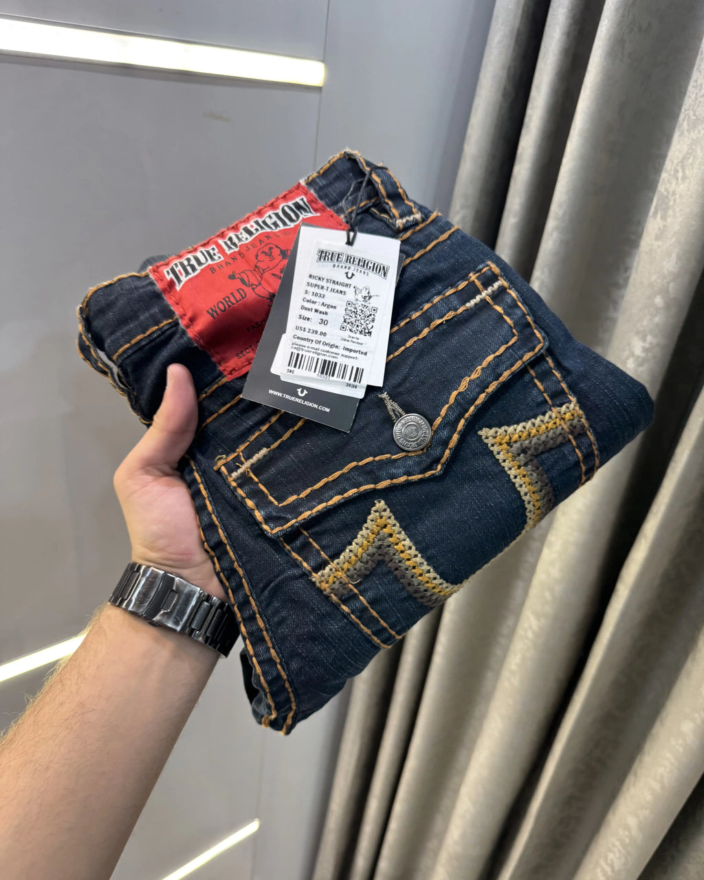 True Religion greenish Premium Imported Denim