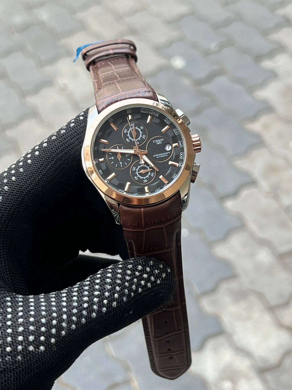 Tissot 1853 Belt Courtier Brown Copper Black
