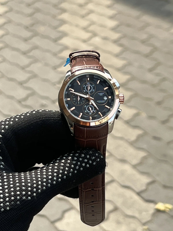 Tissot 1853 Belt Courtier Brown Copper Black