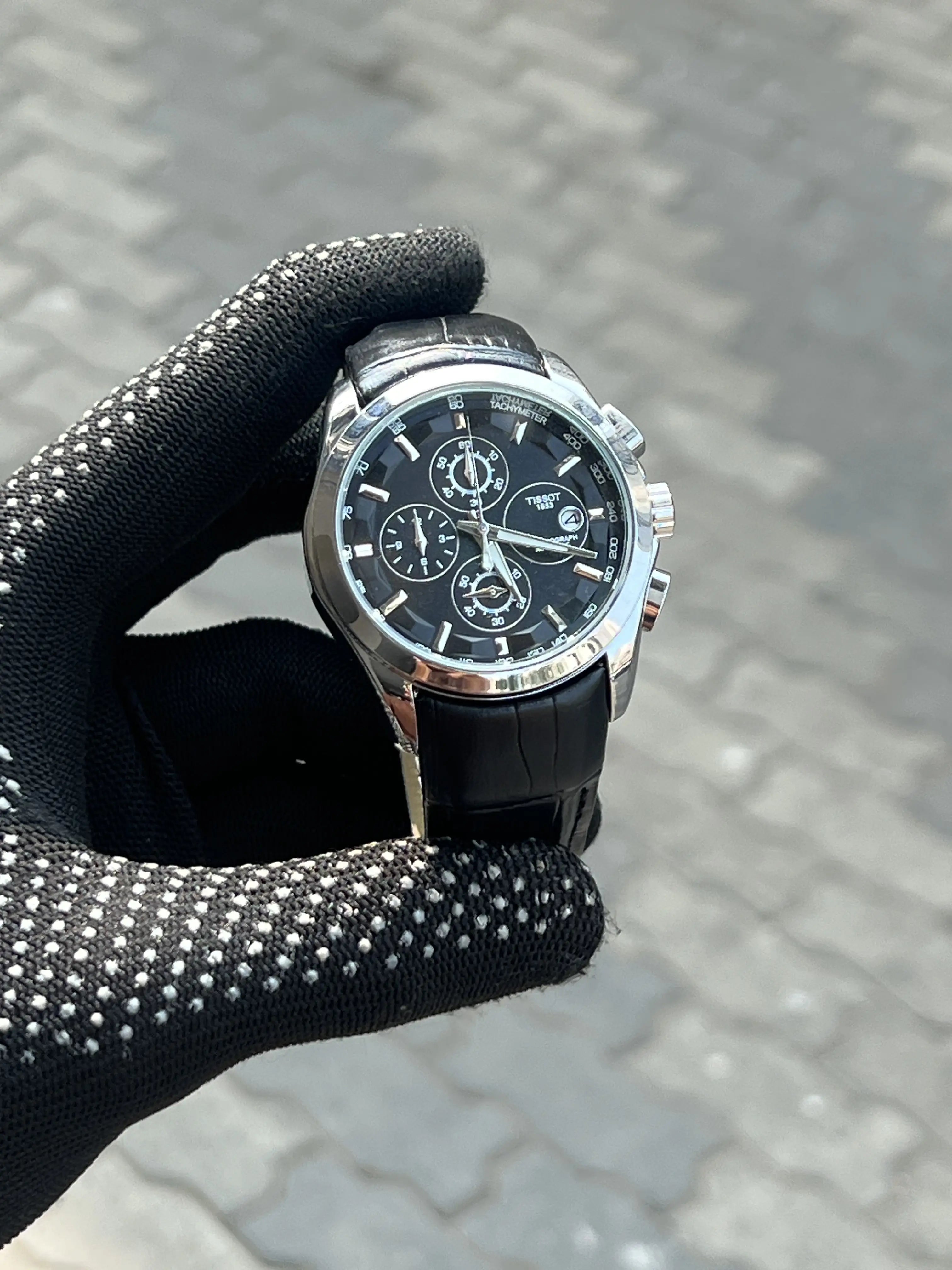 Tissot 1853 Leather Belt Tripple Black